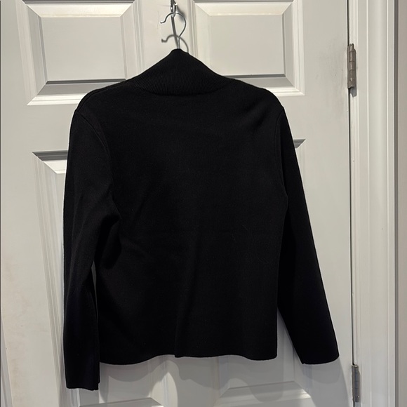 Hyacinth house for tuckernuck. Chic Black Sweater with Rhinestone Accents - Picture 3 of 3